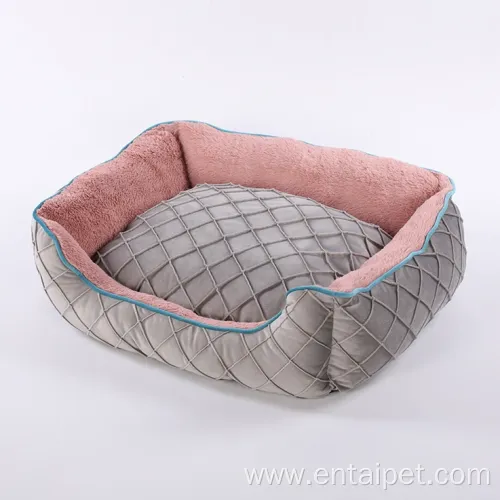 Blue Unfolded Pet Bed Custom Felt Dog Product